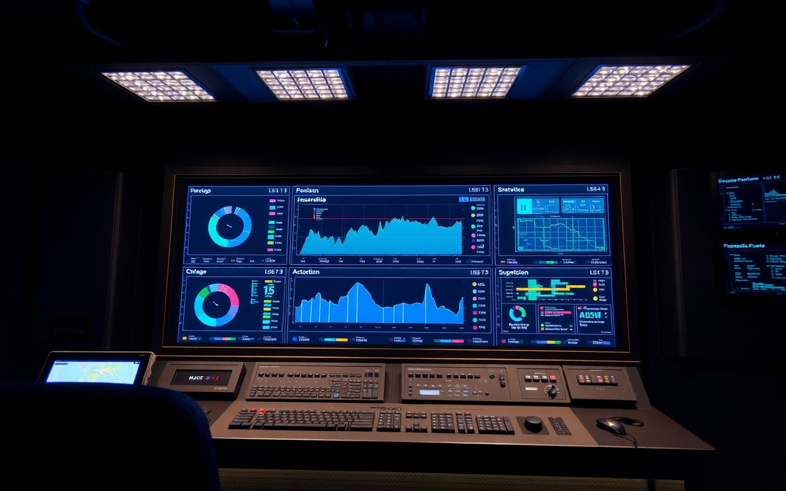 Salle de supervision SCADA